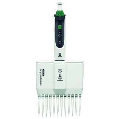 Micropipeta 12 canales Brand Transferpette-S12. Volumen 30-300 ul