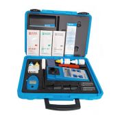 Prova múltiple anàlisi piscines HI-7014 i HI-779. Maletí clor i pH
