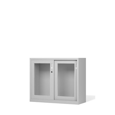 Laboratory cabinet with sliding methacrylate doors. Measurements 1200x420x1000 mm