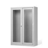 Armari laboratori portes metacrilat corredisses. Mides 950x420x1800 mm