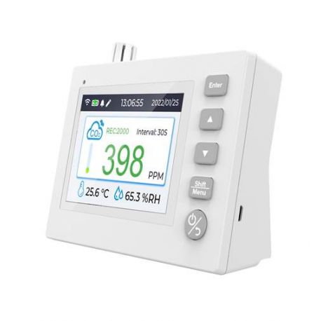 Mesurador qualitat aire CO2 FTK-HTCO2. Rang 0-9999 ppm