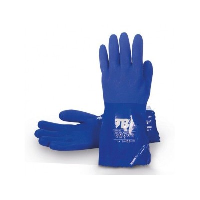 Guants seguretat PVC protecció química i tèrmica 250ºC. Parell