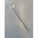 Nanses extensions vidre Drigalski 145x35x4 mm. Paquet 10 unitats