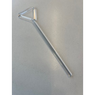 Nanses extensions vidre Drigalski 145x35x4 mm. Paquet 10 unitats