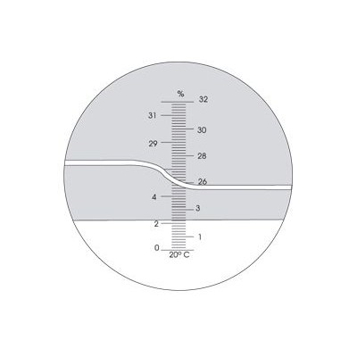 Refractòmetre manual HPD-014. Brix 0-32% en 0'2% amb CAT