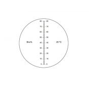 Refractòmetre manual Euromex RF-5580. Brix 0-80% en 0'5% amb