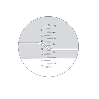 Refractómetro manual Euromex 5582. Brix 40-82% en 0'5% con CAT