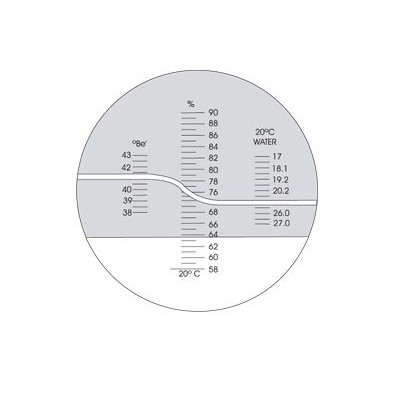 Refractòmetre manual Euromex RF-5592. Brix 58-92% en 0'5% am