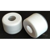 Tap rosca foradat amb precinte. Adequat flascons comptagotes