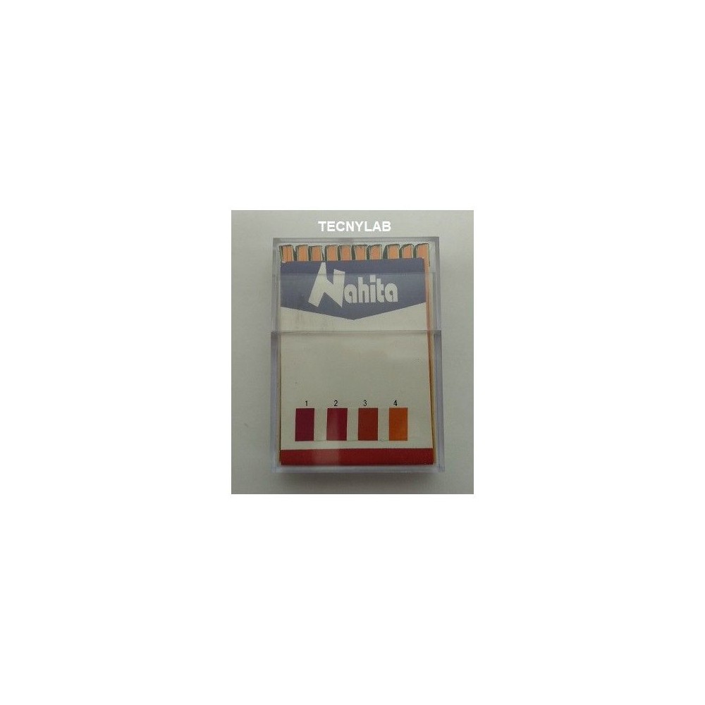 Papers reactius indicadors pH escala 1 a 4. Capsa 200 tires