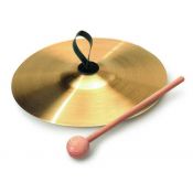 Platerets llautó 200 mm amb anelles pell. Parell