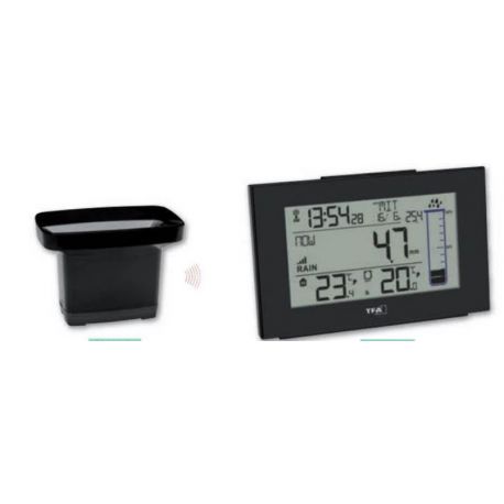 TFA-47.3006 digital rain gauge. Remote reading 999 liters