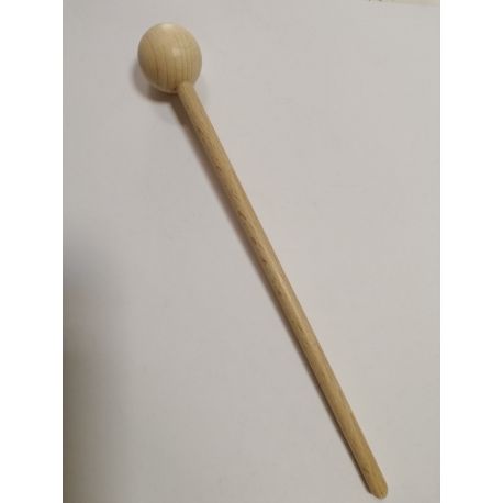 Maza bola madera 230 mm. Adecuada panderos