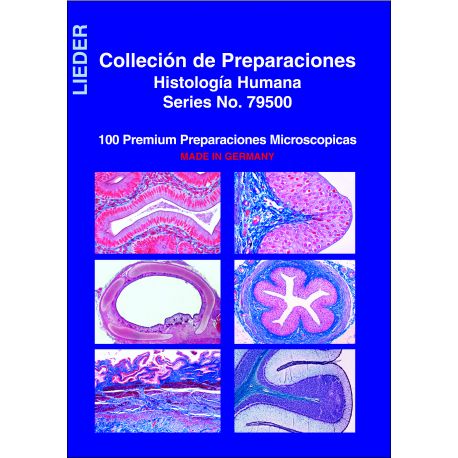 Preparaciones microscópicas L-79500. Histología humana completa (100)