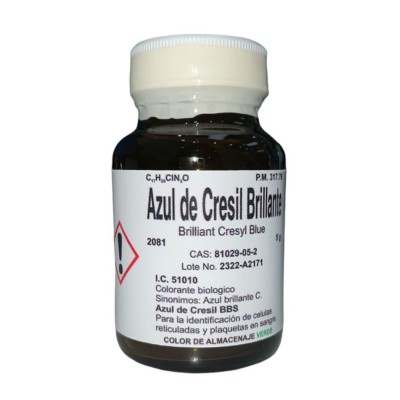 Blau de cresil brillant (CI 51010) CR-5162. Flascó 10 g
