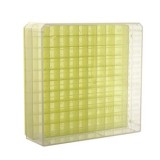 Capsa plàstic PP congelar micortubs PCR. Capacitat 96x0'2 ml