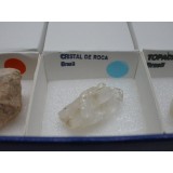 Escala duresa de Mohs 40X40 mm. Capsa 10 minerals