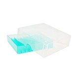 Caja congelar criotubos plástico amarillo FBXP-Y02. Capacidad 81x2 ml