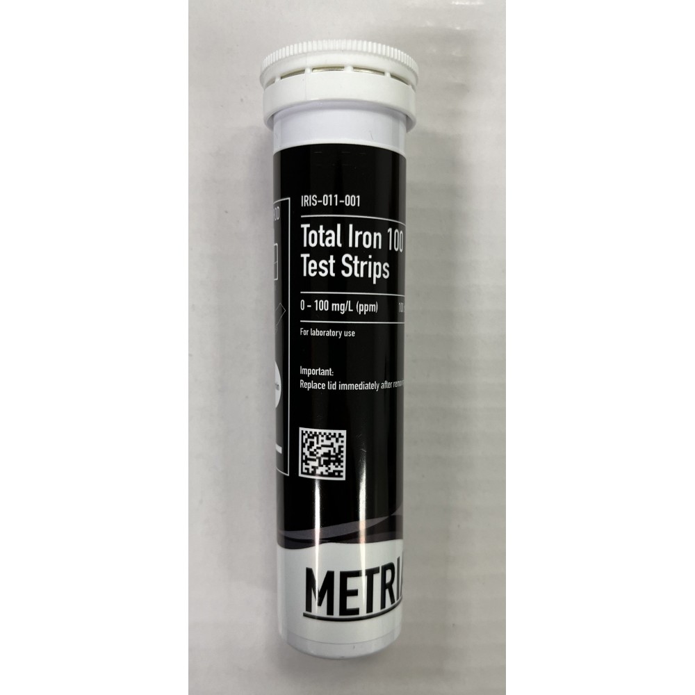 Tires reactives ferro 0-2-5-10-25-50-100 ppm IRIS-011. Tub 100 unitats