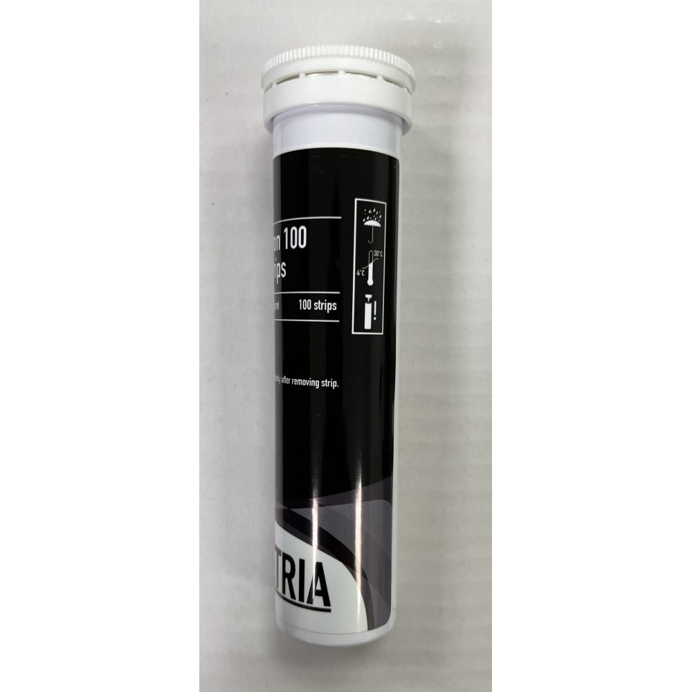 Tires reactives clor 0-0'5-1-3-5 ppm CHL-05. Tub 50 unitats