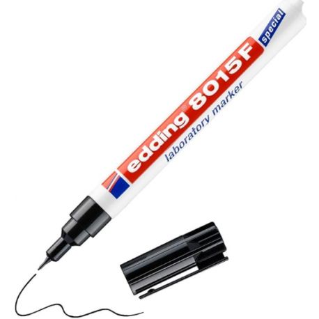 Edding 8015F laboratory marker pen. Conical tip 0.75 mm