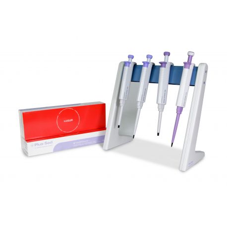 Plus Sed single-channel micropipette holder. Plastic 4 positions