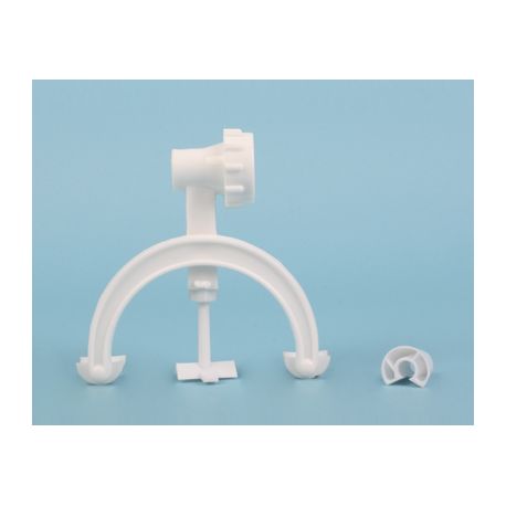 Pinça suport Fischer plàstic. Capacitat 2 buretes