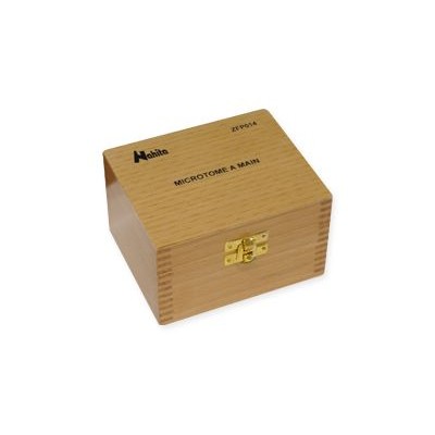 Micrótomo mecánico manual de mano Nahita ZFP-014 con navaja. Cortes 0'01 mm