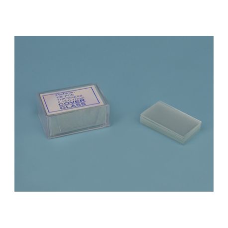 Cubreobjetos rectangulares 24x50 mm. Caja 100 piezas