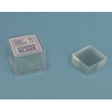 Cubreobjetos cuadrados 20x20 mm. Caja 100 piezas