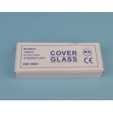 Cubreobjetos cuadrados 20x20 mm. Caja 1.000 piezas