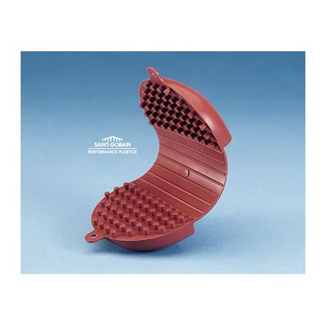 Silicone thermal protection semi-glove 250 ºC RBL-004. Unit