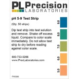 Tires indicadores plàstic pH -6 (0'5 pH) PH-0060-1. Bossa 50 unitats