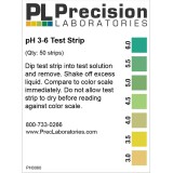 Tires indicadores plàstic pH -6 (0'5 pH) PH-0060-1. Bossa 50 unitats