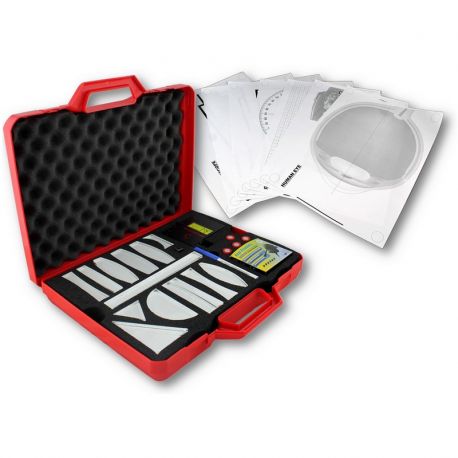 Kit óptica geométrica DO-108020 con láser rojo multihaz