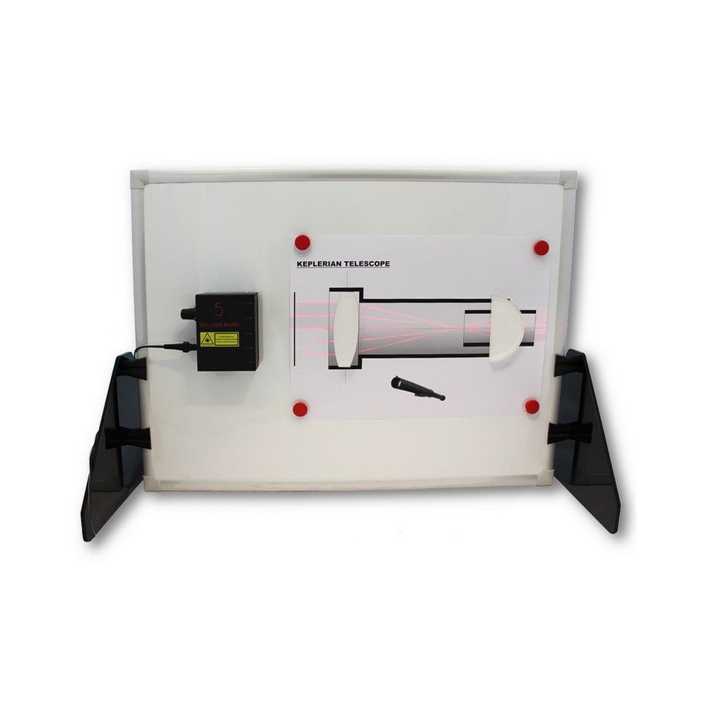 Kit òptica geomètrica DO-108020 amb làser vermell multifeix