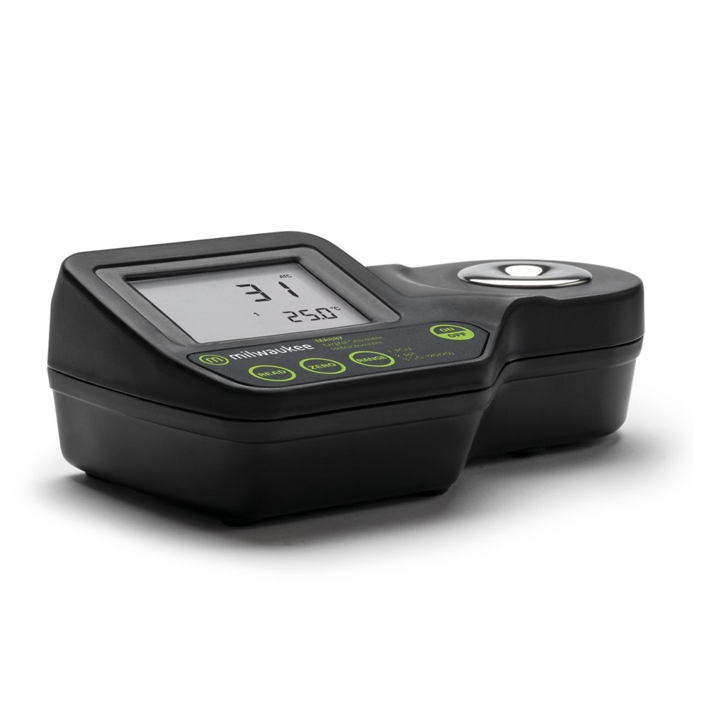 Refractòmetre digital MA-887. Salinitat PSU-ppt-PE(20/20)-ºC amb CAT