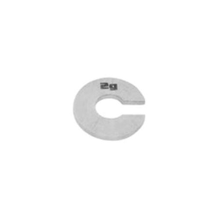 Pes ranurat portapesos V-11277. Metàl·lic 50 g