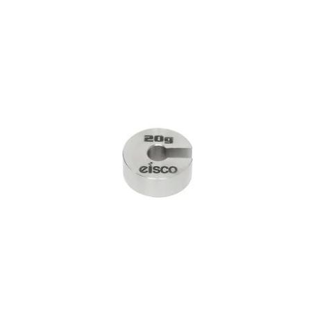 Pes ranurat portapesos V-11277. Metàl·lic 50 g