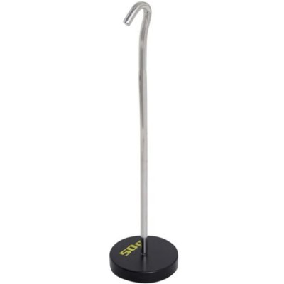 Portapesos ranurats amb ganxo V-11275. Metàl·lic 20 g