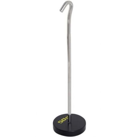 Portapesos ranurats amb ganxo V-11275. Metàl·lic 20 g