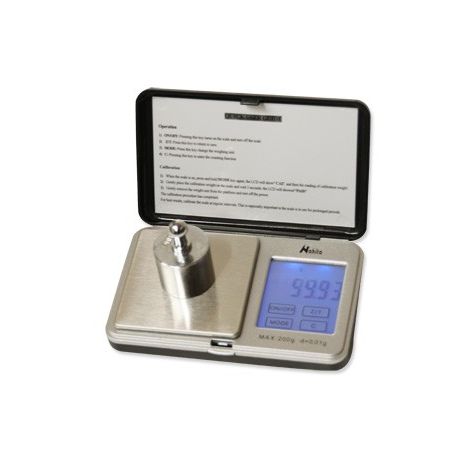 Nahita 5043-200 pocket scale. Capacity 200 grams in 0.01 g
