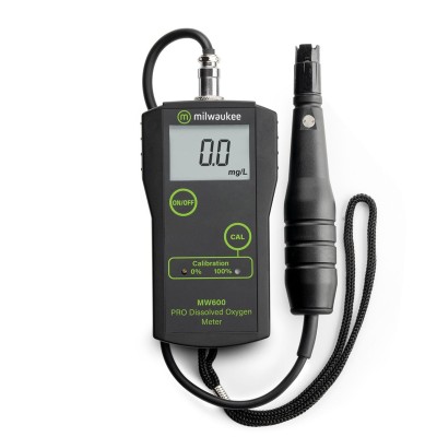 Oxímetre OD portàtil Milwaukee MW-600. Escala OD (mg/l)