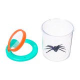 Pot lupa plàstic transparent CN-5. Lents orgàniques 47 mm (3x-8x)