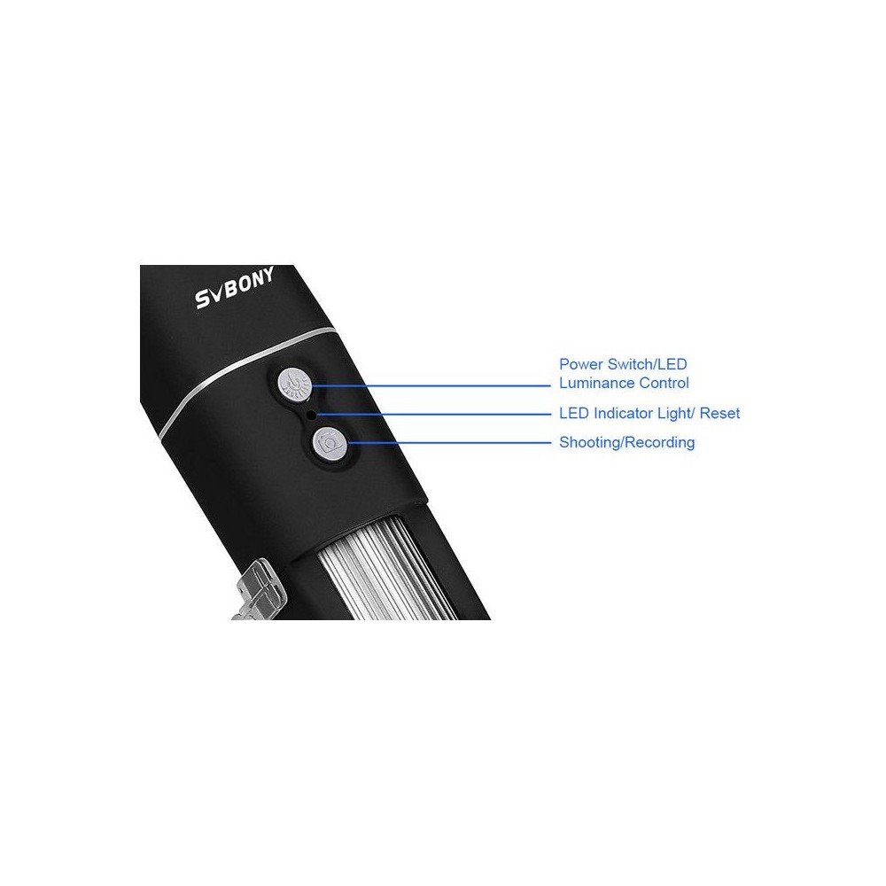 Microscopi digital USB Levenhuk DTX 30. Sensor 2 Mp (20x-230x)