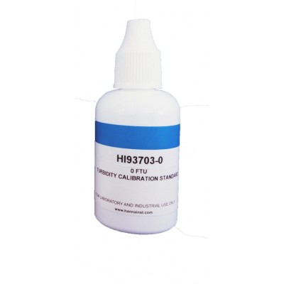 Solució calibrar terbolesa 0 NTU HI-93703-0. Flascó 30 ml