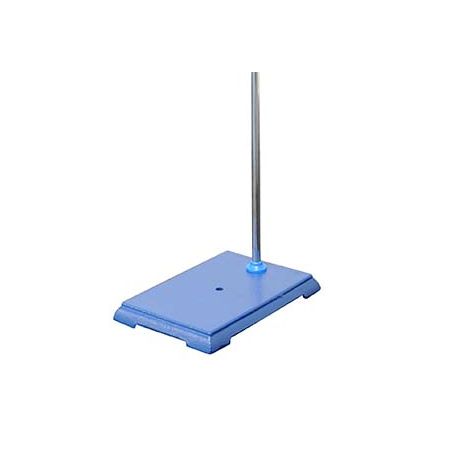 Suport peu plat barra 10x600 mm. Peu fundició 140x200 mm