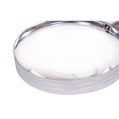 Lupa de mano bifocal ZH-25. Lente orgánica 90 mm (2x-6x)
