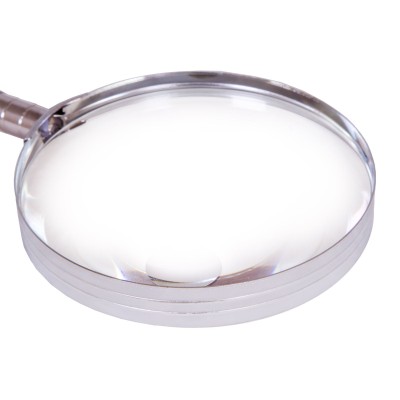 Lupa de mano bifocal ZH-27. Lente orgánica 100 mm (2x-4x)