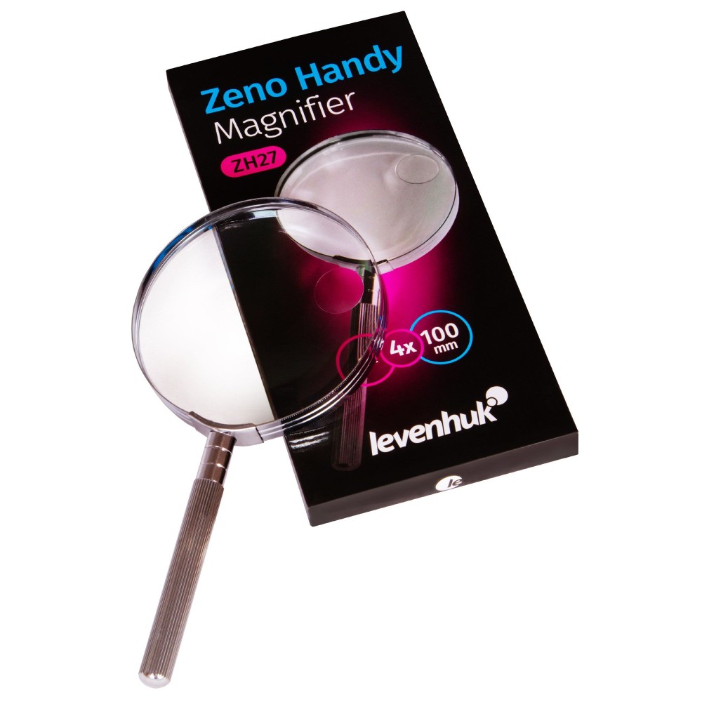 Lupa de mano bifocal ZH-27. Lente orgánica 100 mm (2x-4x)
